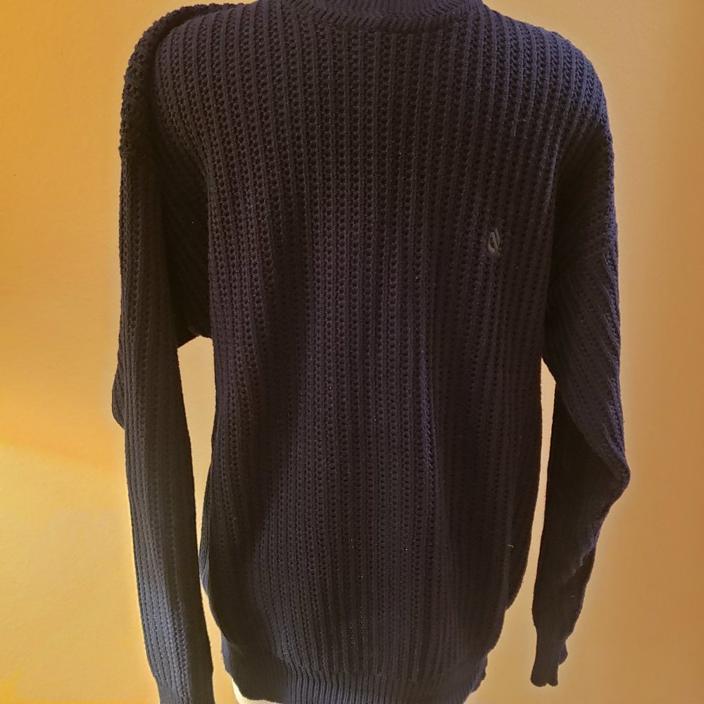 Men's Nautica Crewneck Long Sleeve Ribbed Sweater